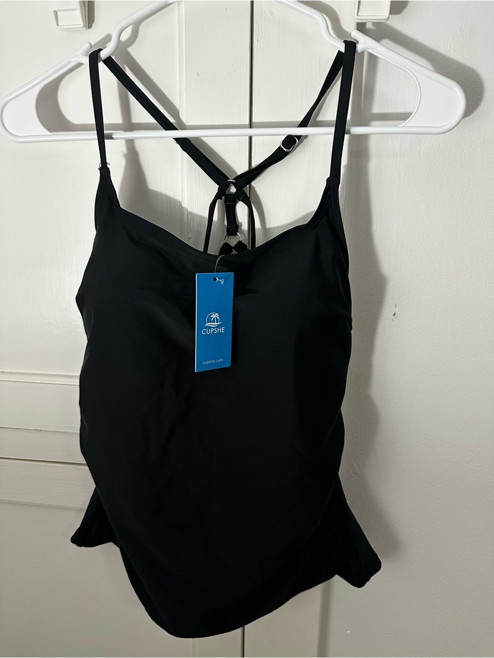 Cupshe Black Tankini Top - Picture 4 of 5